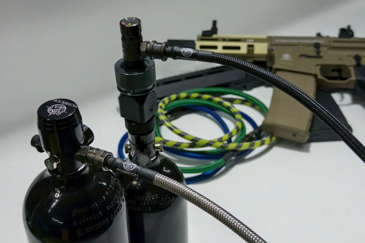 What are the DCEC Cylinders regulator options for airsoft?